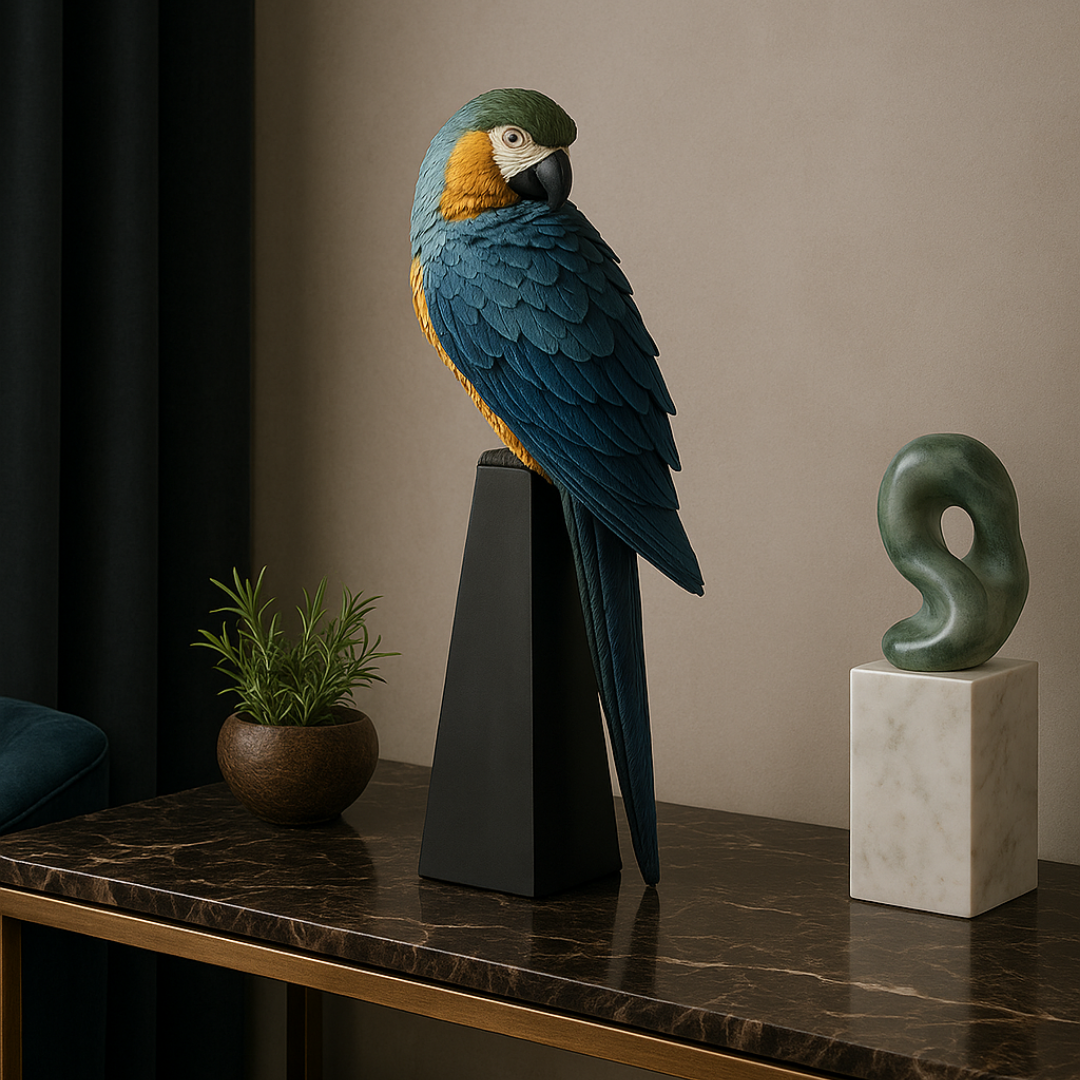 Macaw on base