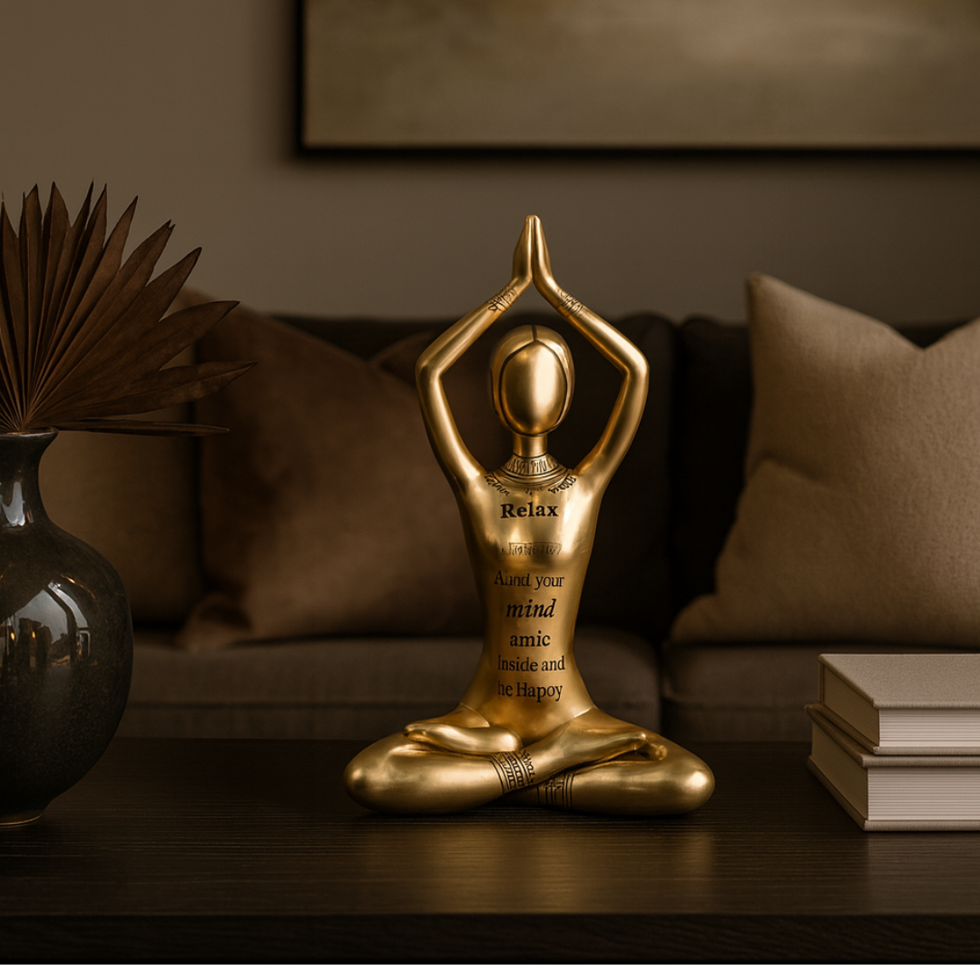 Home Décor-Yoga Figurine (H-21.2CM)
