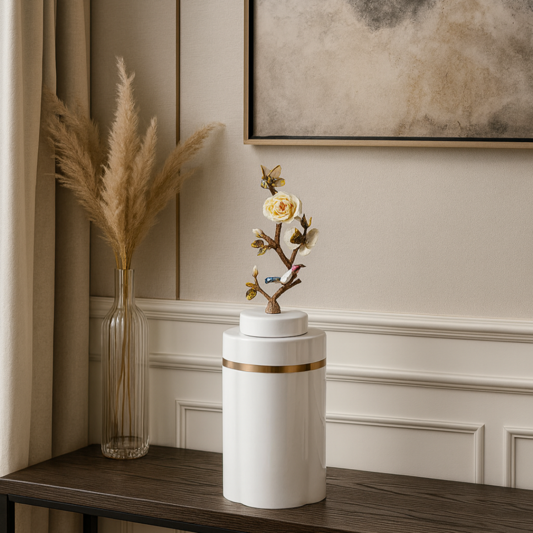 Marisa White Gold Vase (L)