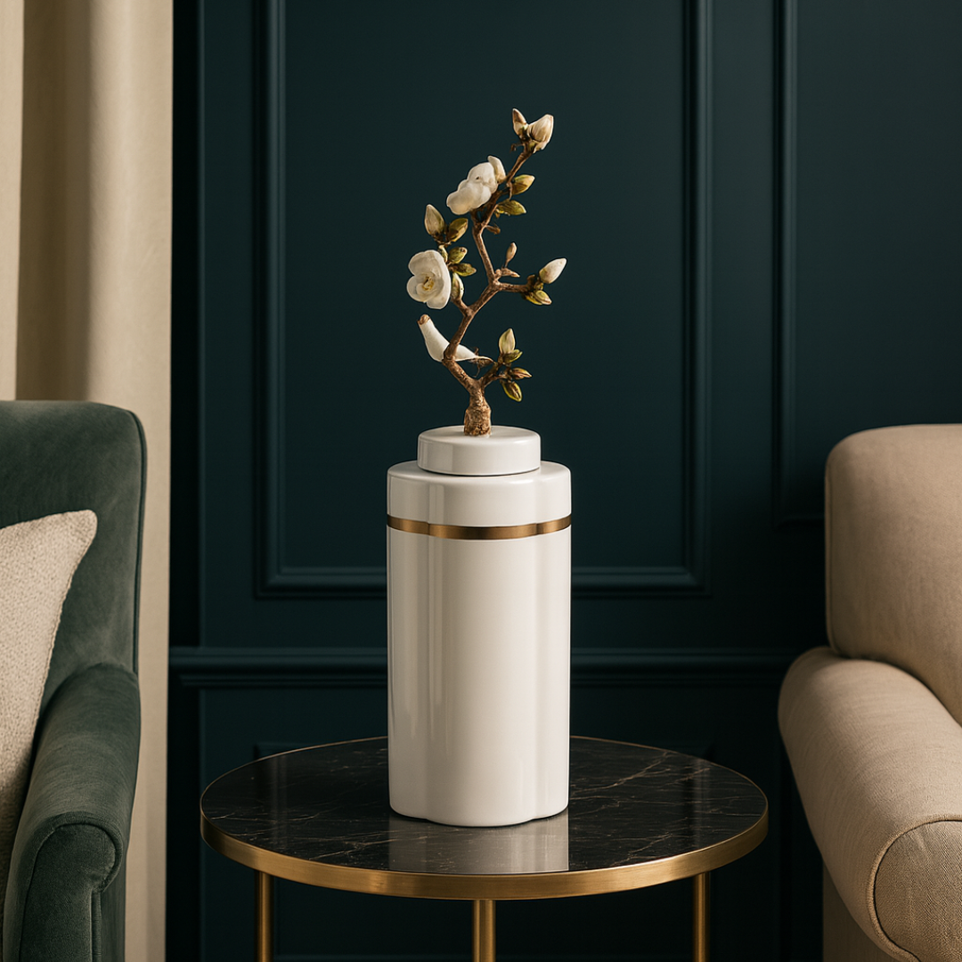 Marisa White Gold Vase (M)