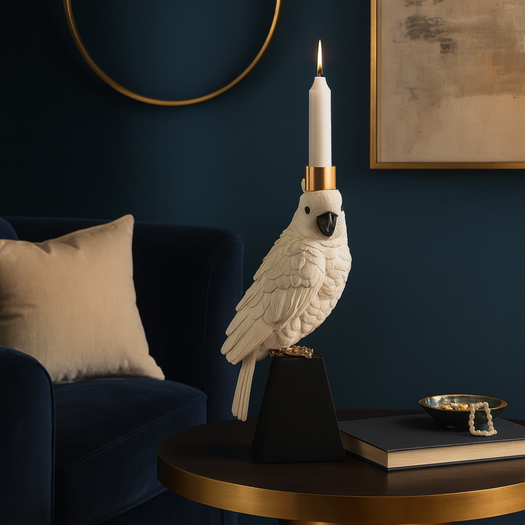 Parrot Candle Holder