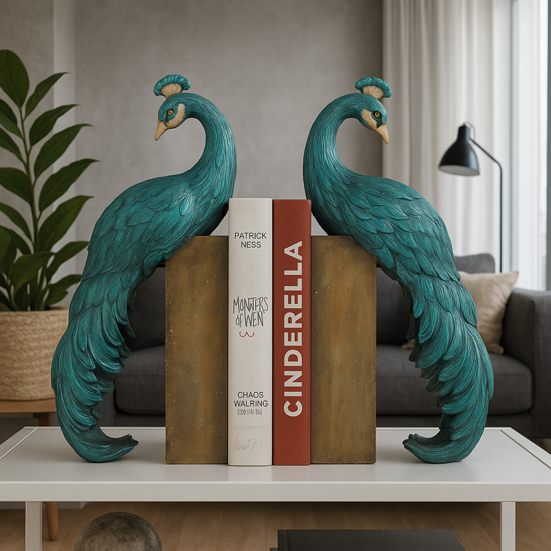 Peacock Bookend (H-30.3CM