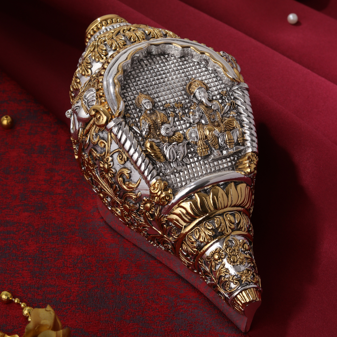 Laxmi Ganesha Shank Dual Tone