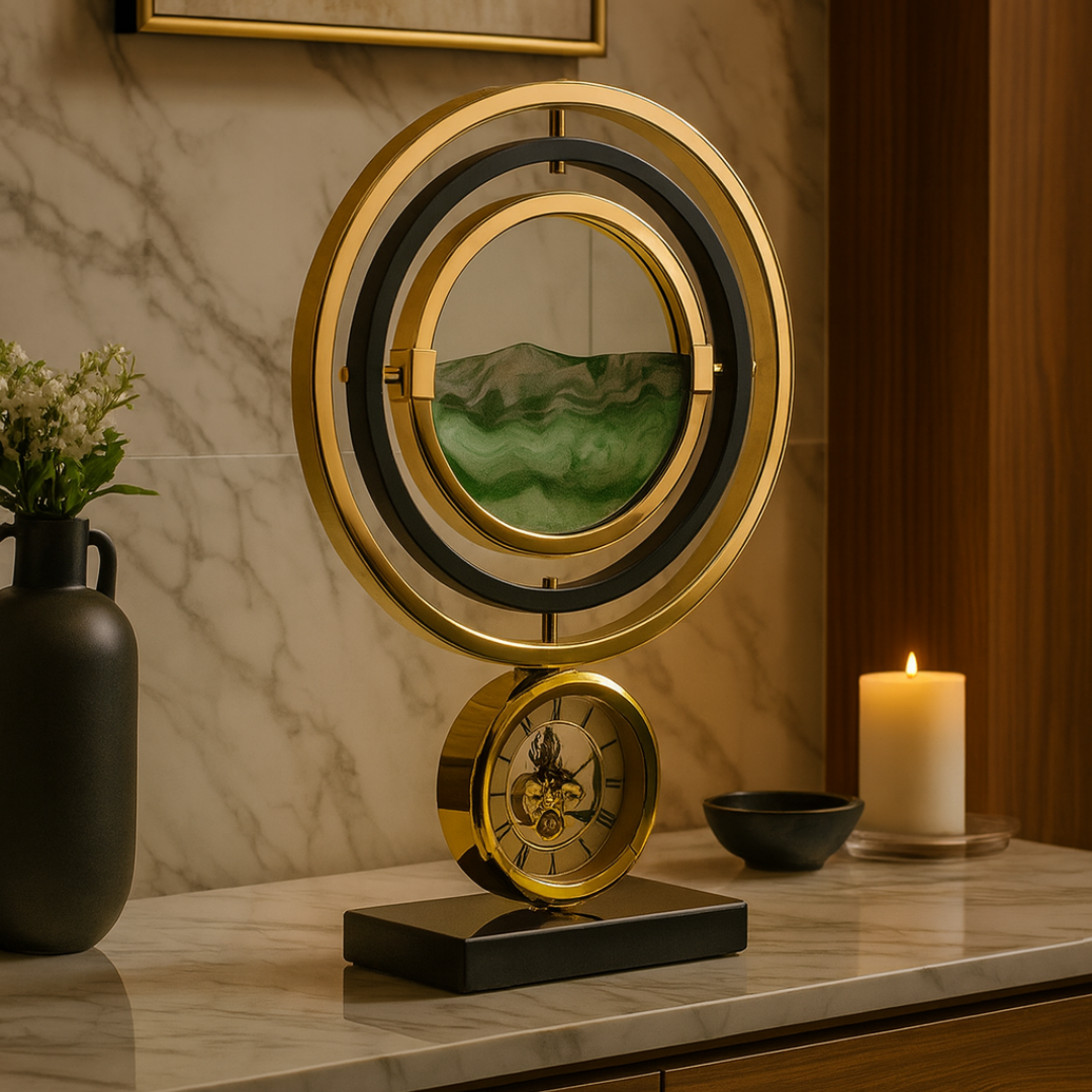 EternaFlow Timepiece with Clock