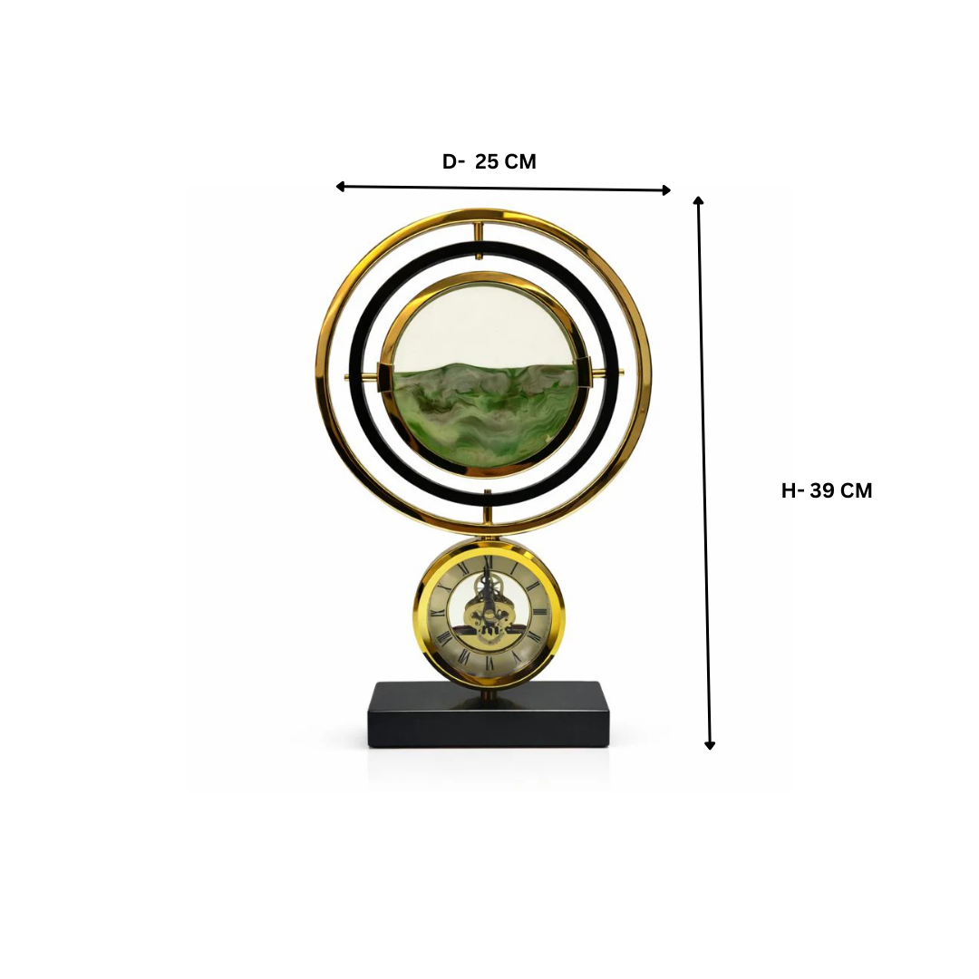 EternaFlow Timepiece with Clock