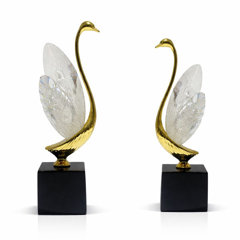 Set of Crystal Wing Swan(MZHA-087+ MZHA-088)