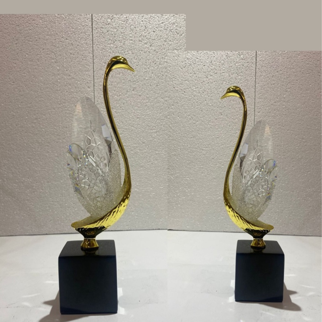 Set of Crystal Wing Swan(MZHA-087+ MZHA-088)