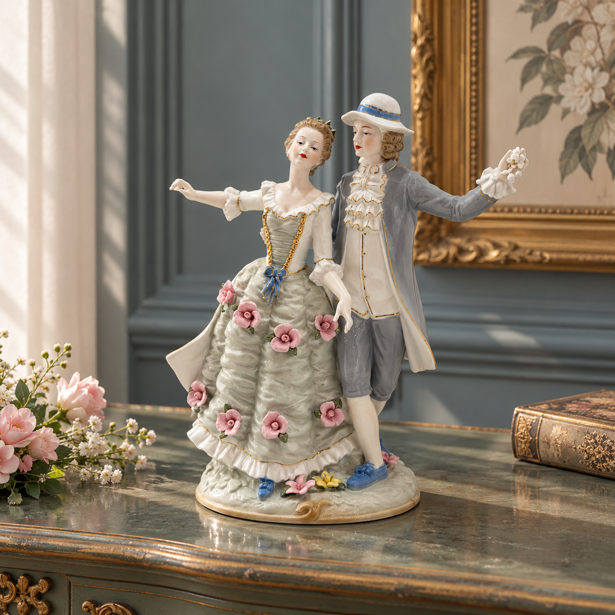 Romance in bloom couple decor