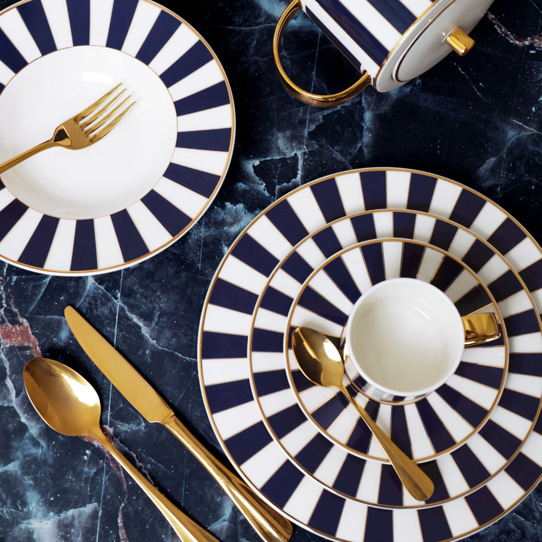 Royal Blue Signature 21 PCS Dinner Set