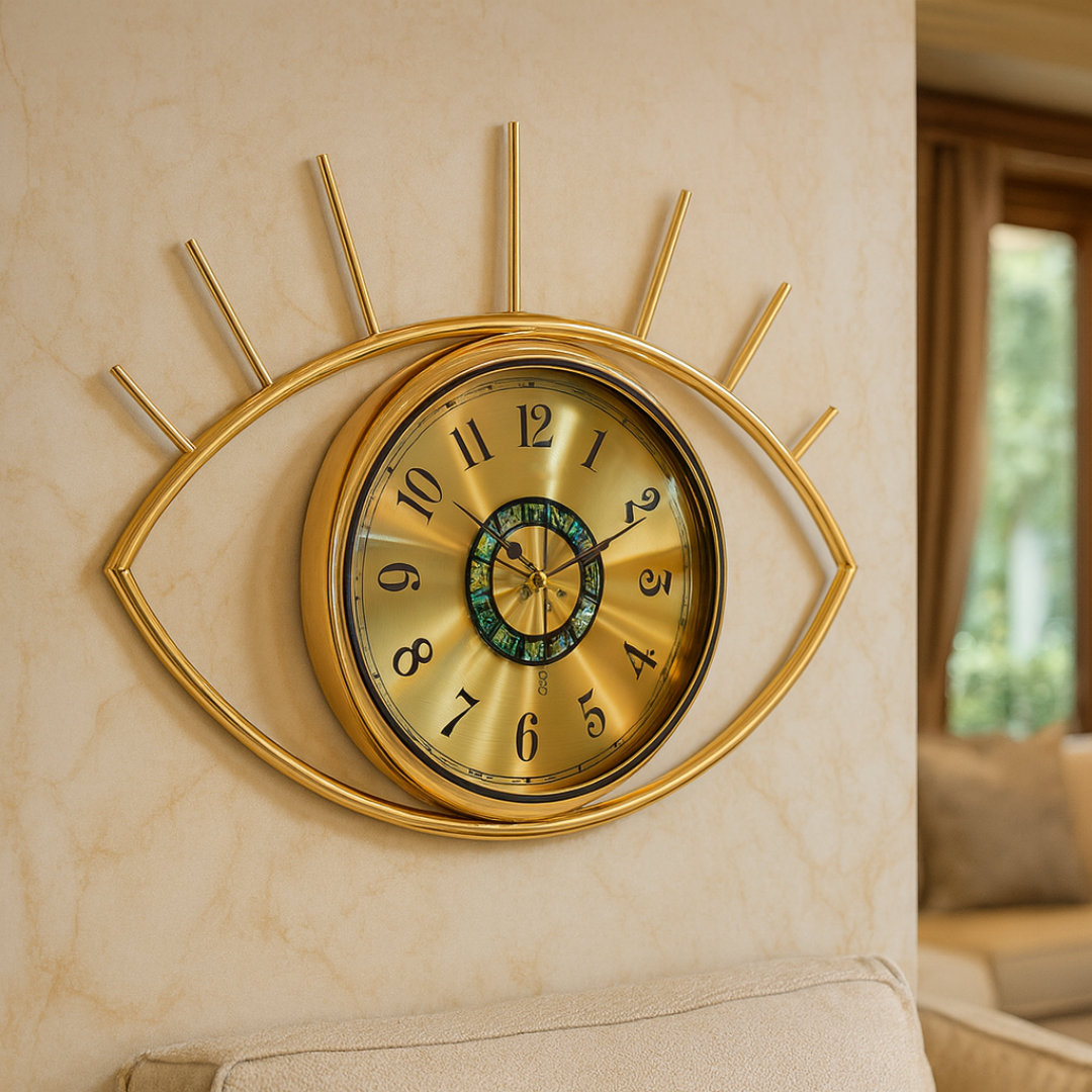 Eye of Time Wall Clock
