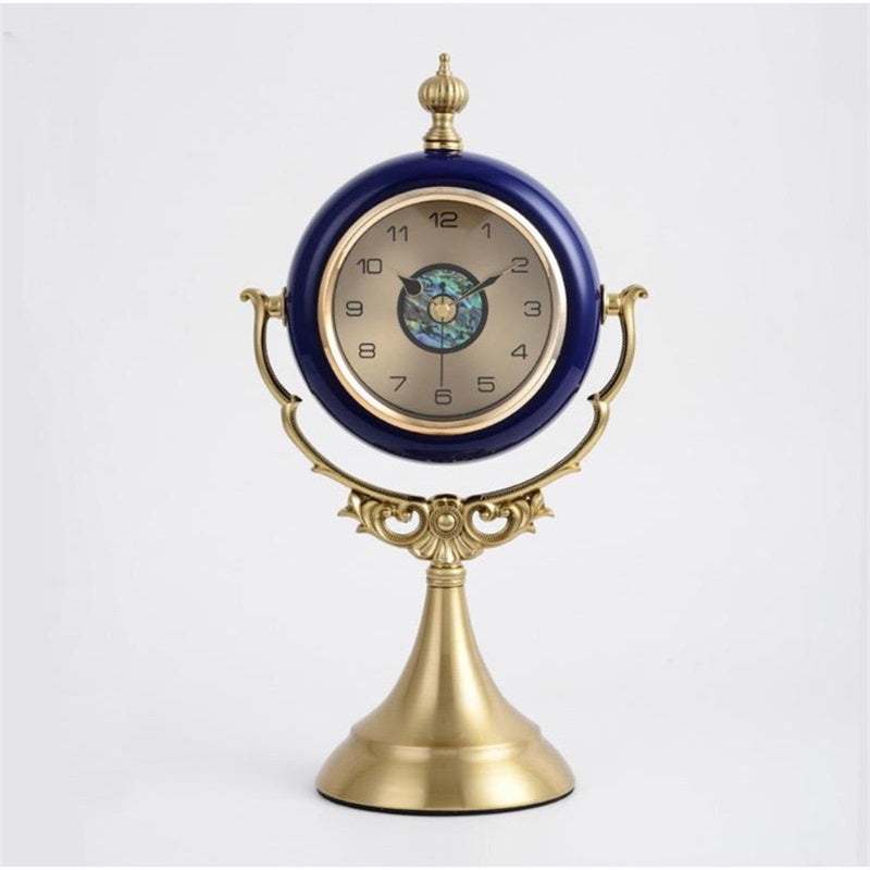 Royal Crest Clock- Blue