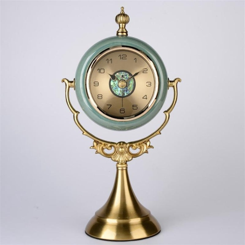 Royal Crest Clock- Green