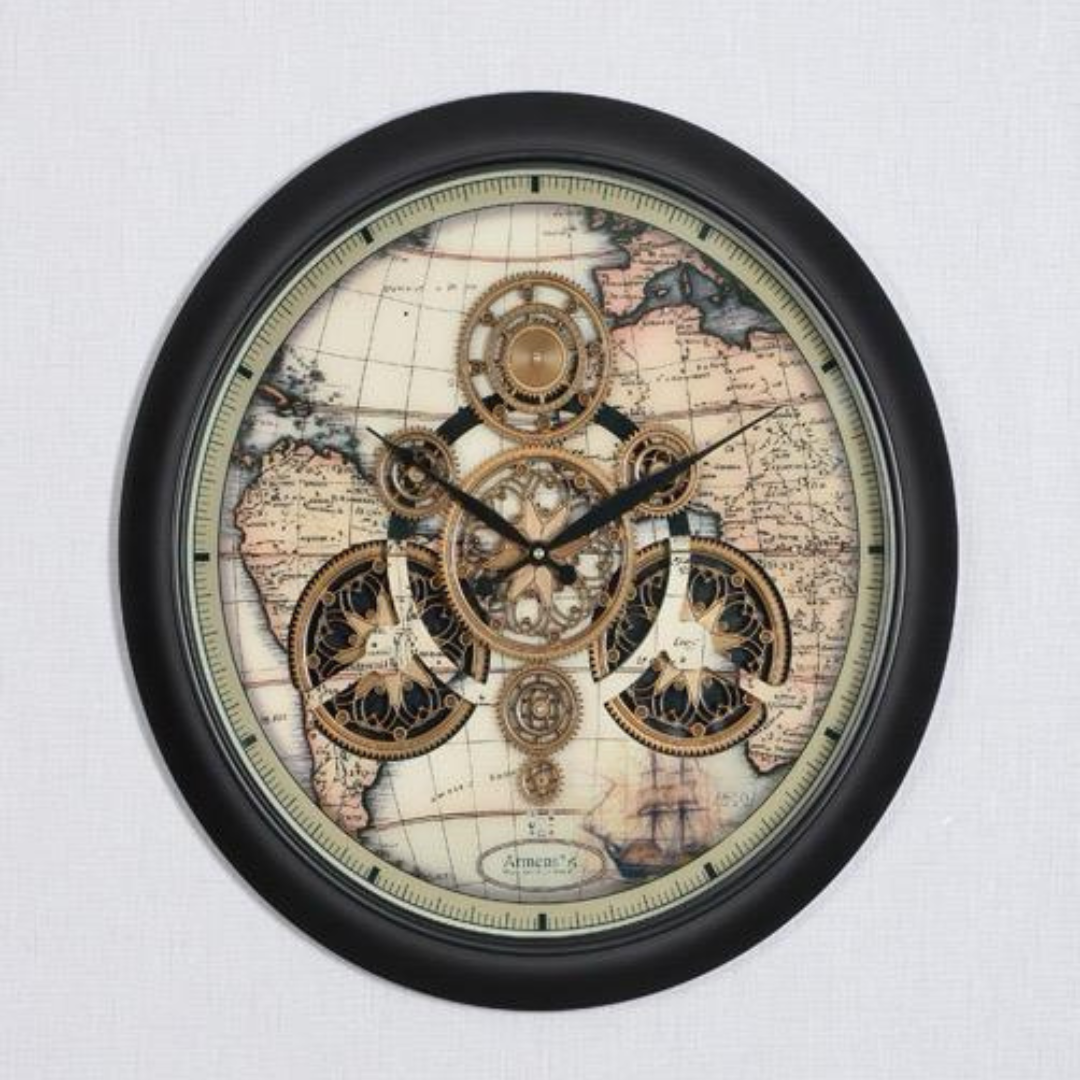Wheels Of The World Clock