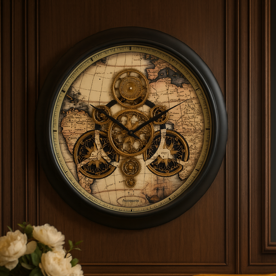 Wheels Of The World Clock