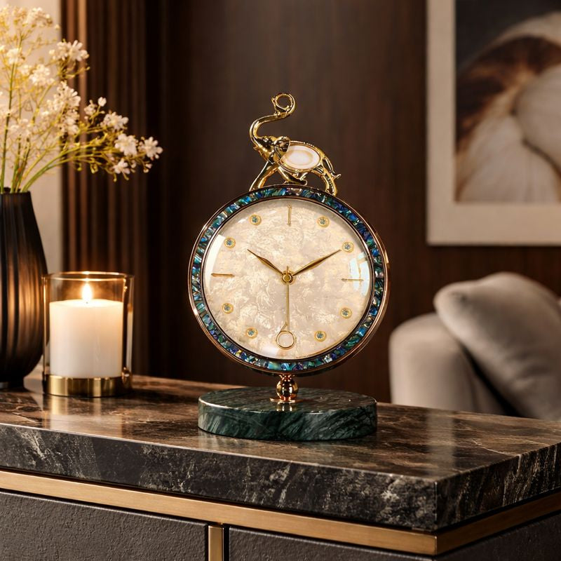 Heritage Elephant Clock