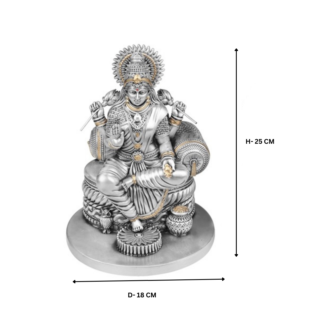 Majestic Laxmi 10 inch Silver