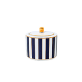 ROYAL BLUE SIGNATURE PORCELAIN (6 Cup and 6 Sauser 1 Creamer 1 Kettle with Lid 1 Sugar bowl with Lid)