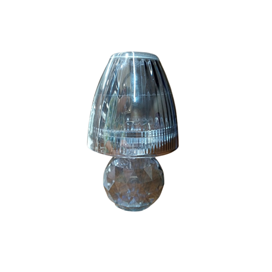 Crystal Candle Holder Blue