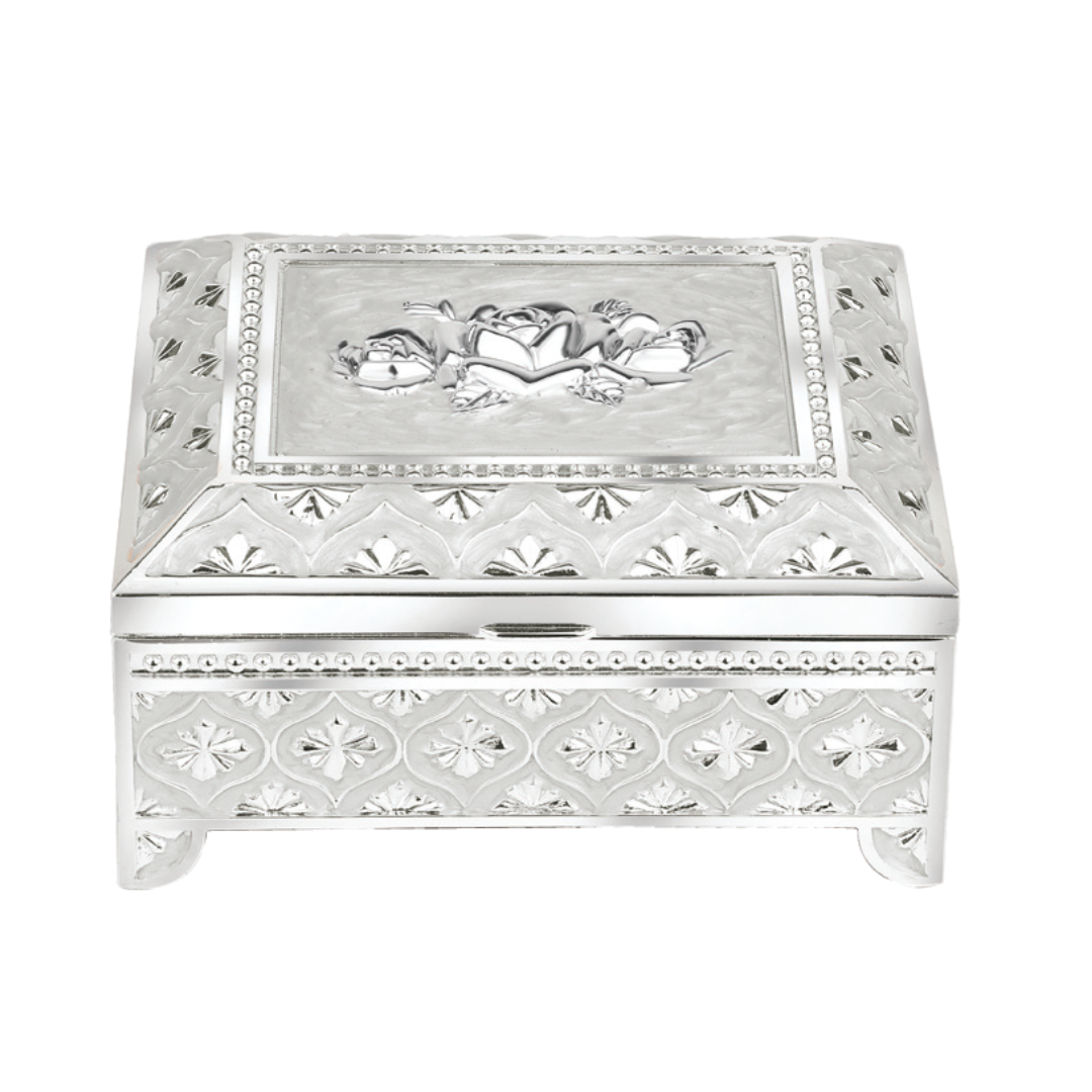 Enamel jewellery box - MOP