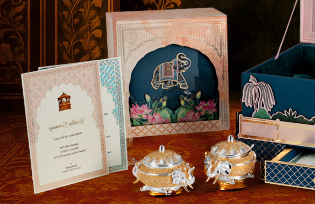 Royal Indian Wedding Luxury Invitation