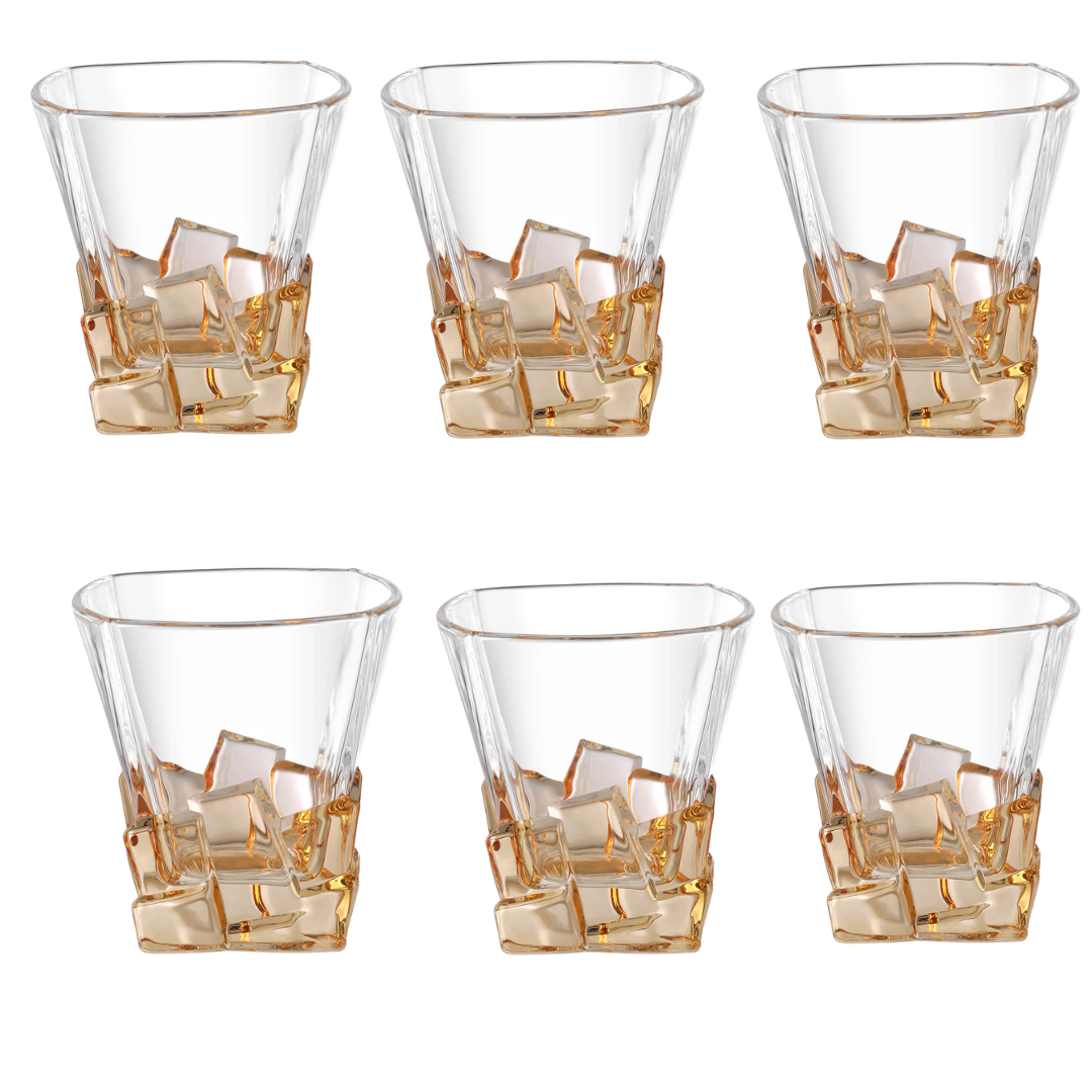 Dof Glass Amber (Set of 6 Glasses)
