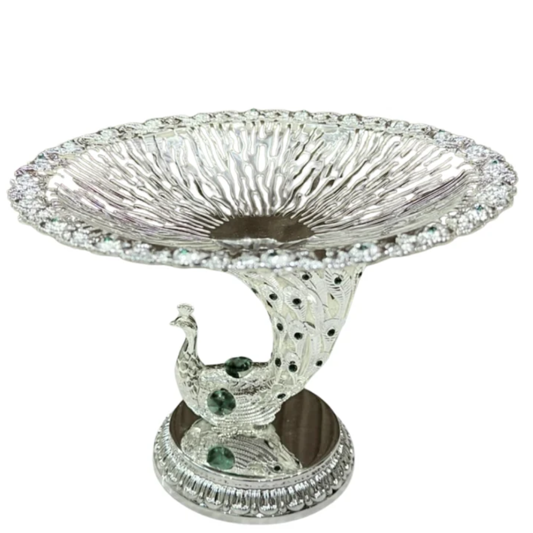 Peacock Single Server with Stand Large