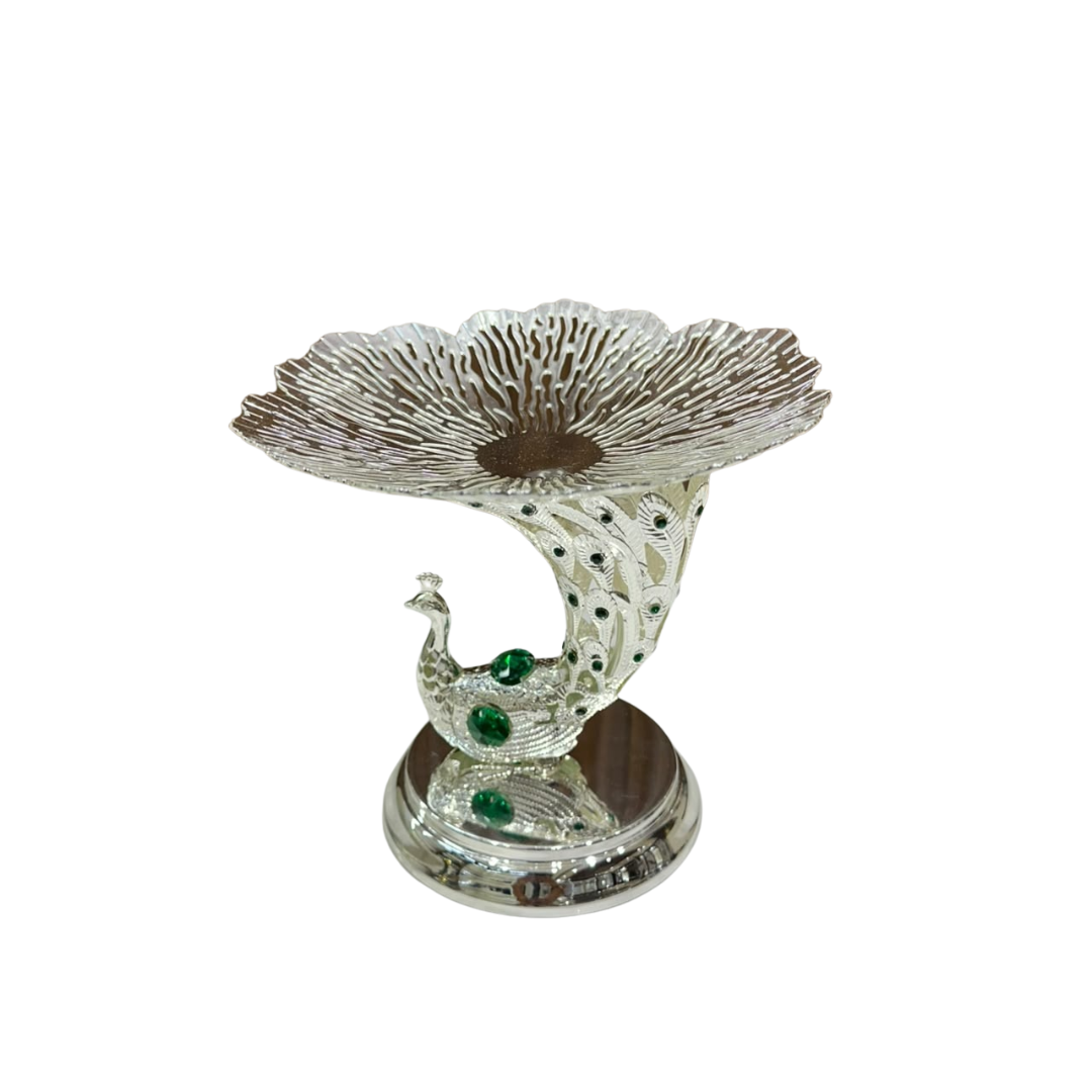 Peacock Single Server with Stand Small