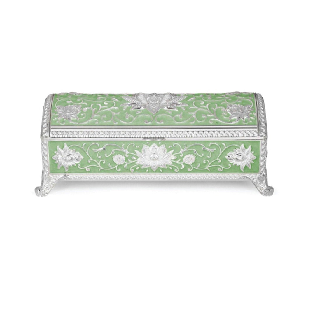 Lotus Jewellry Box (green)