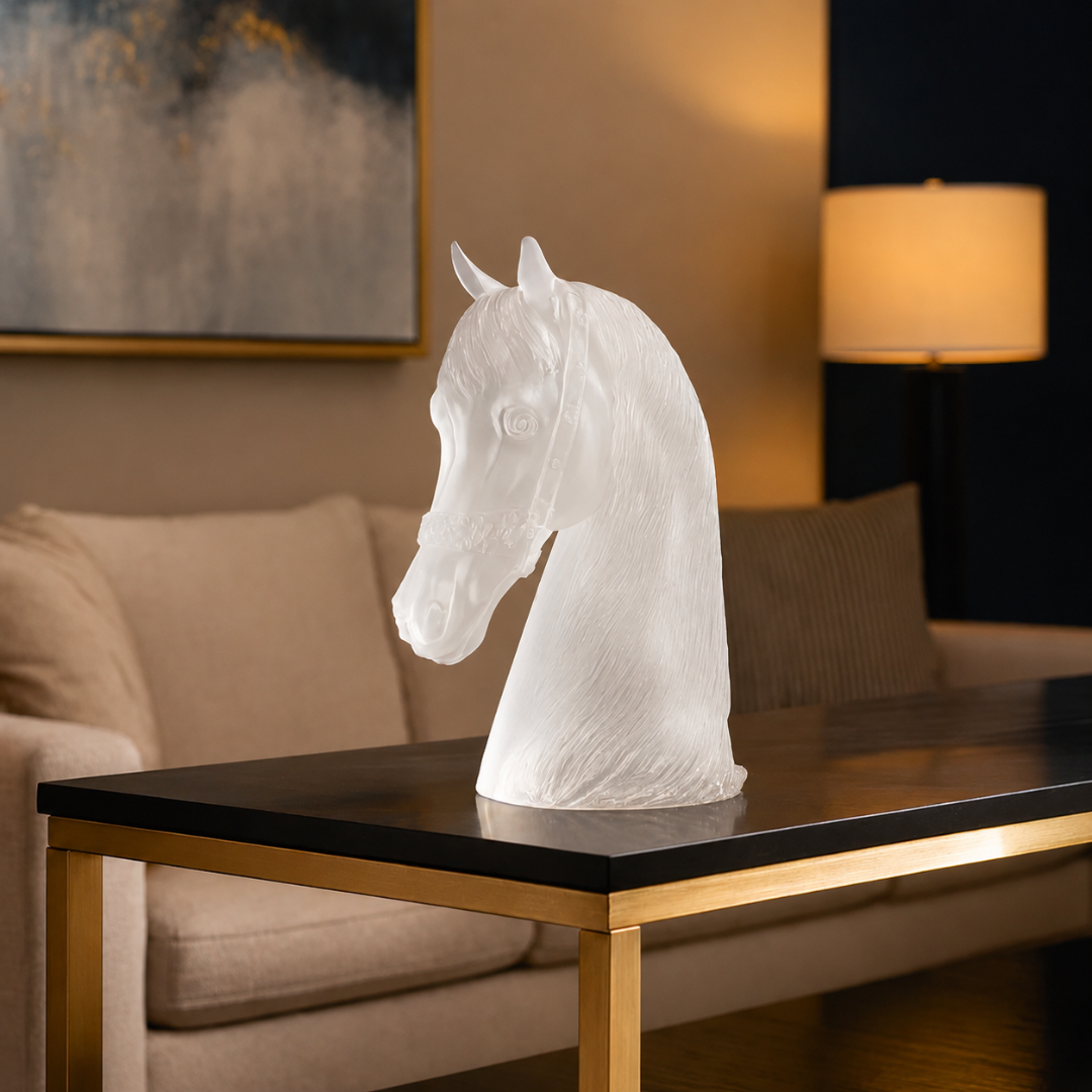 Crystal Horse Head Clear