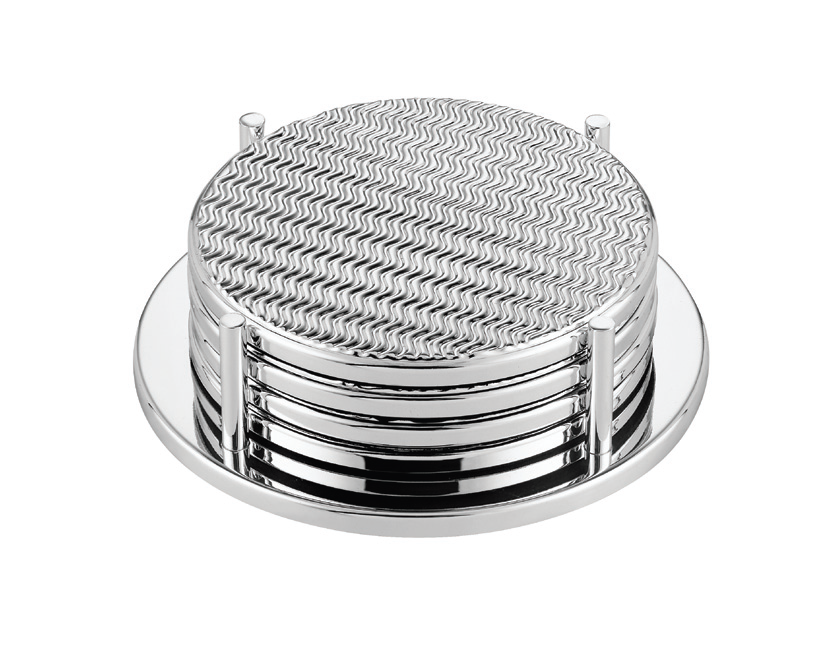Coaster Set Silver