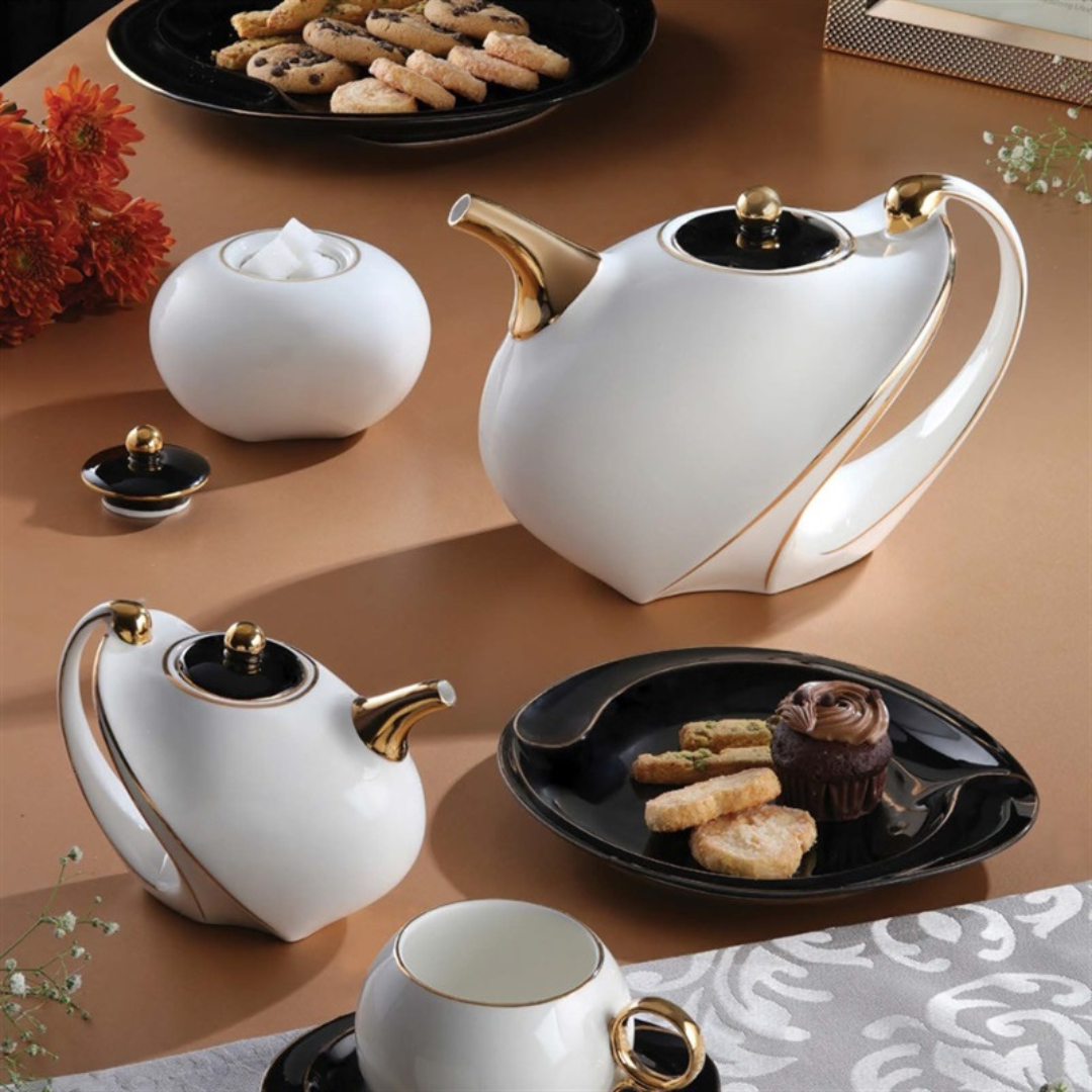 Luxury Tea set Black