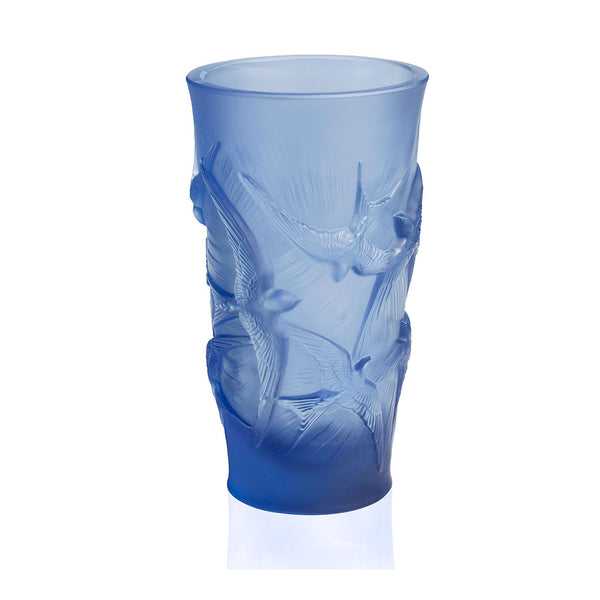 Hirondelles Vase Ss Sap.Blue