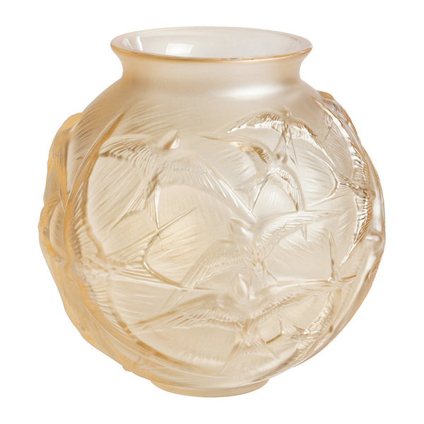 Hirondelles Vase Ms Gld Luster