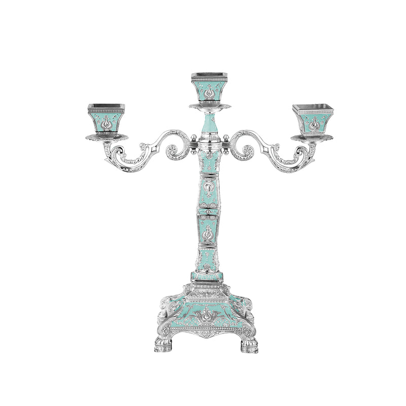 3 in 1 Candle Stand-Blue