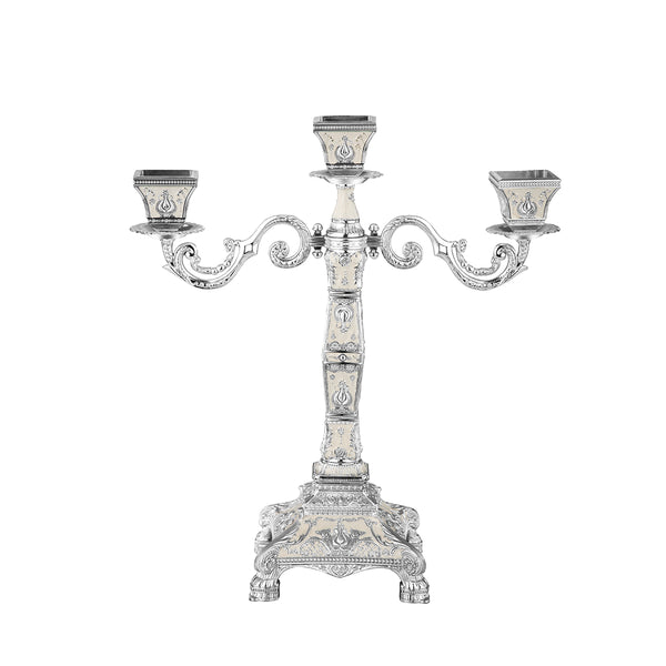 3 in 1 Candle Stand-White