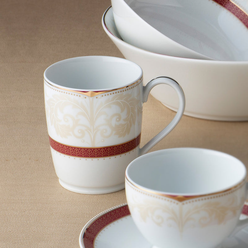 Noritake Queen's Fountain Coffee mug set (6 pcs)
