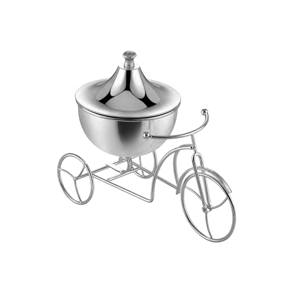 Bicycle With Bowl Silver