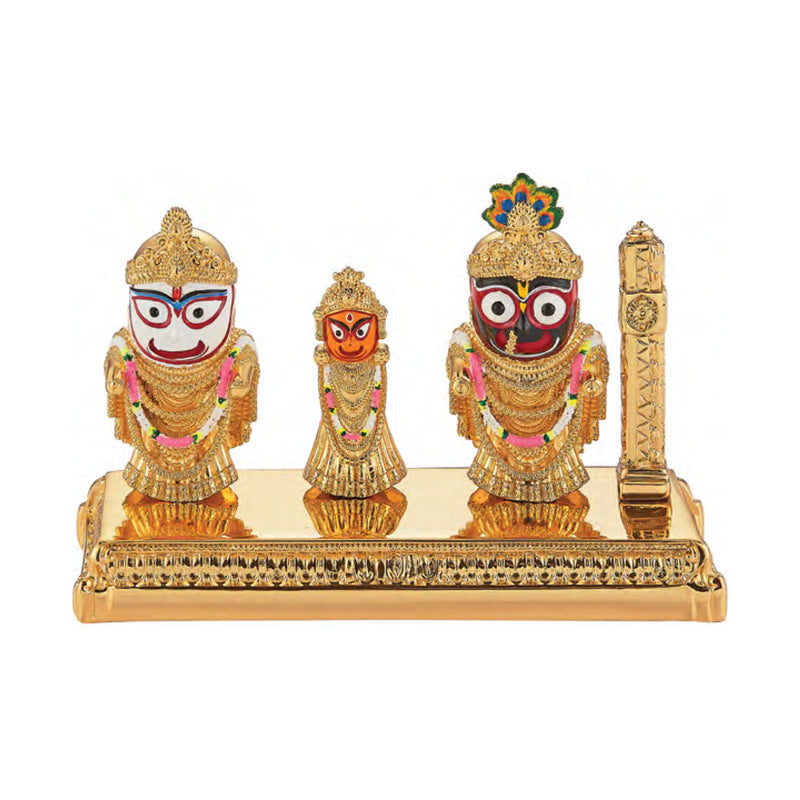 Jagannath Ji Gold with gold base