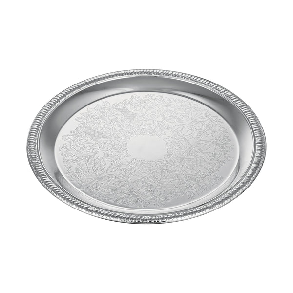 Round Tray Medium - Silver