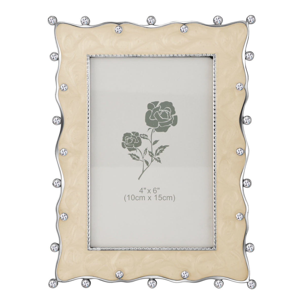 Enamel Photoframe Medium- White