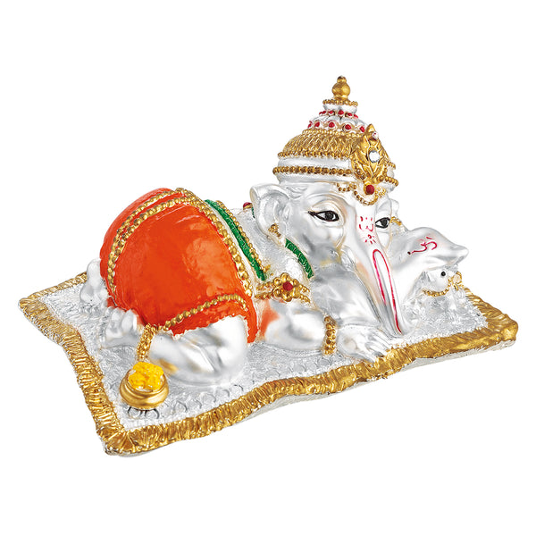 Relaxing Ganesha (h-3.5 cm)- Colored