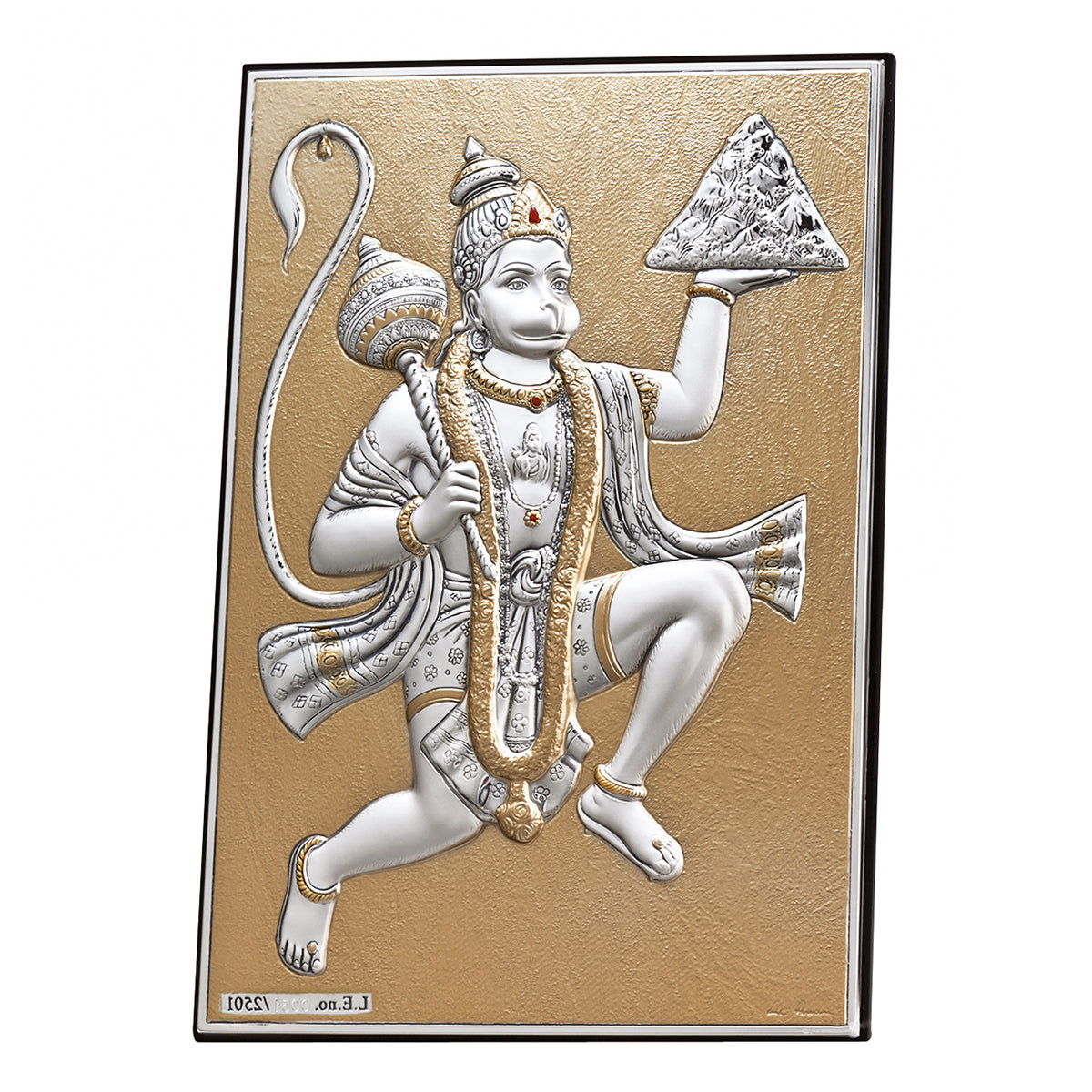 Shri Raghuveer Frame (h-28 cm)- Gold