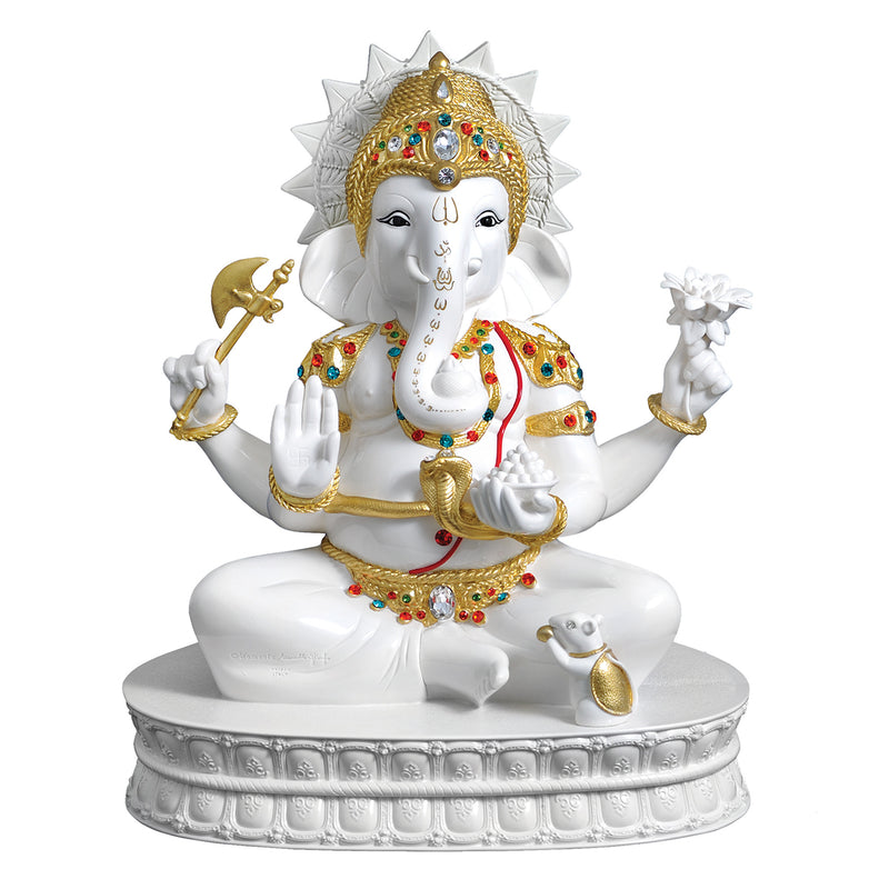 White Ganesha (h-39 cm)