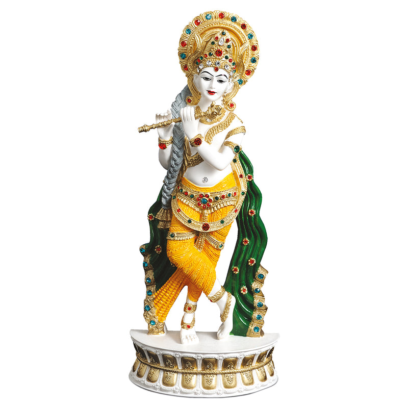Krishna (h-44 cm)- White