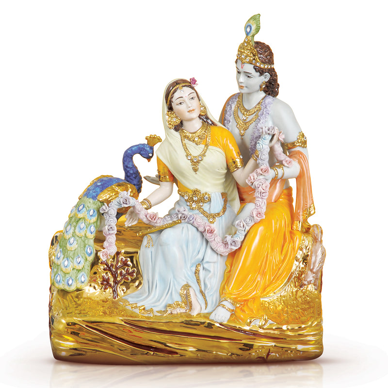 Radha Krishan Porc. Golden Finishing