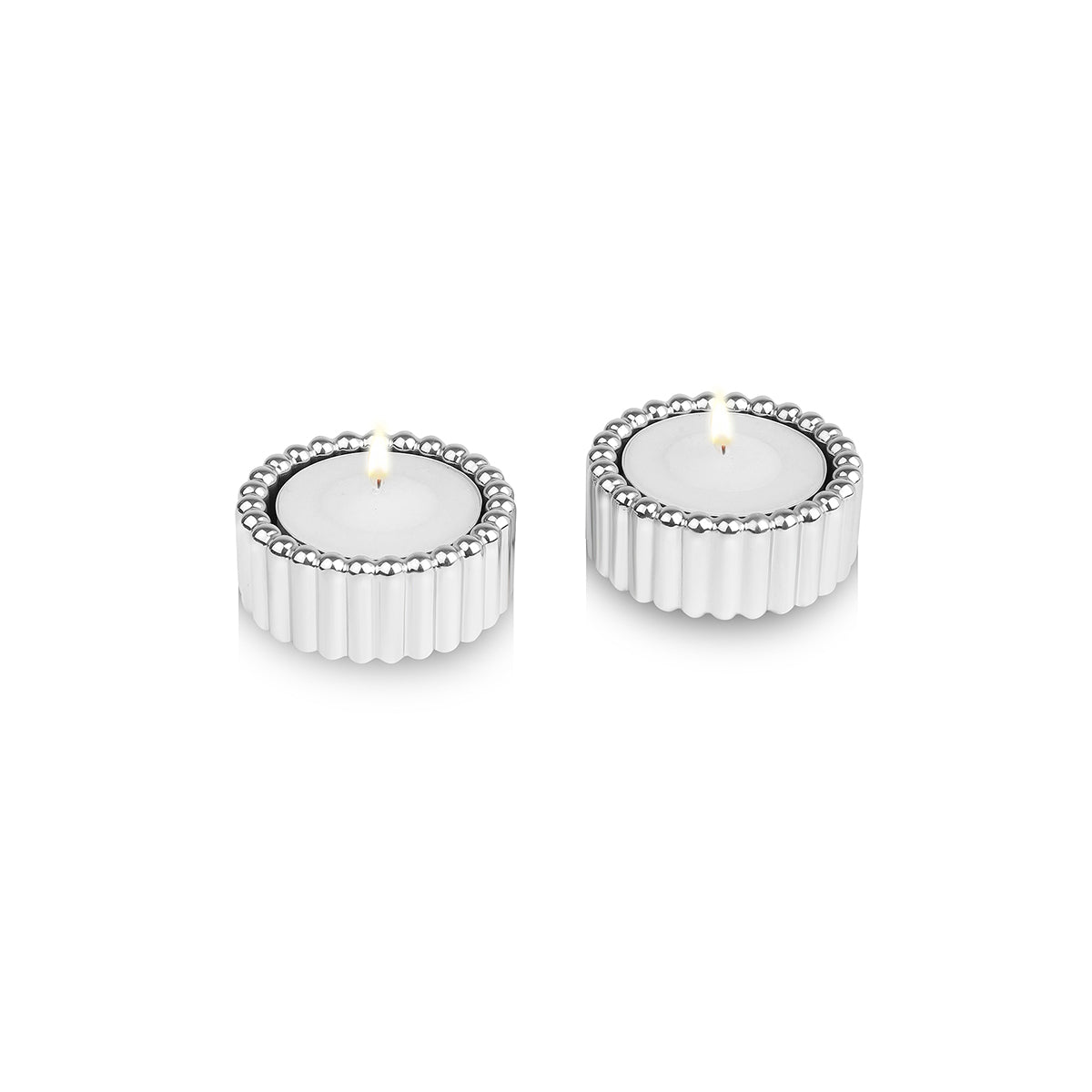 Two diya set- Silver