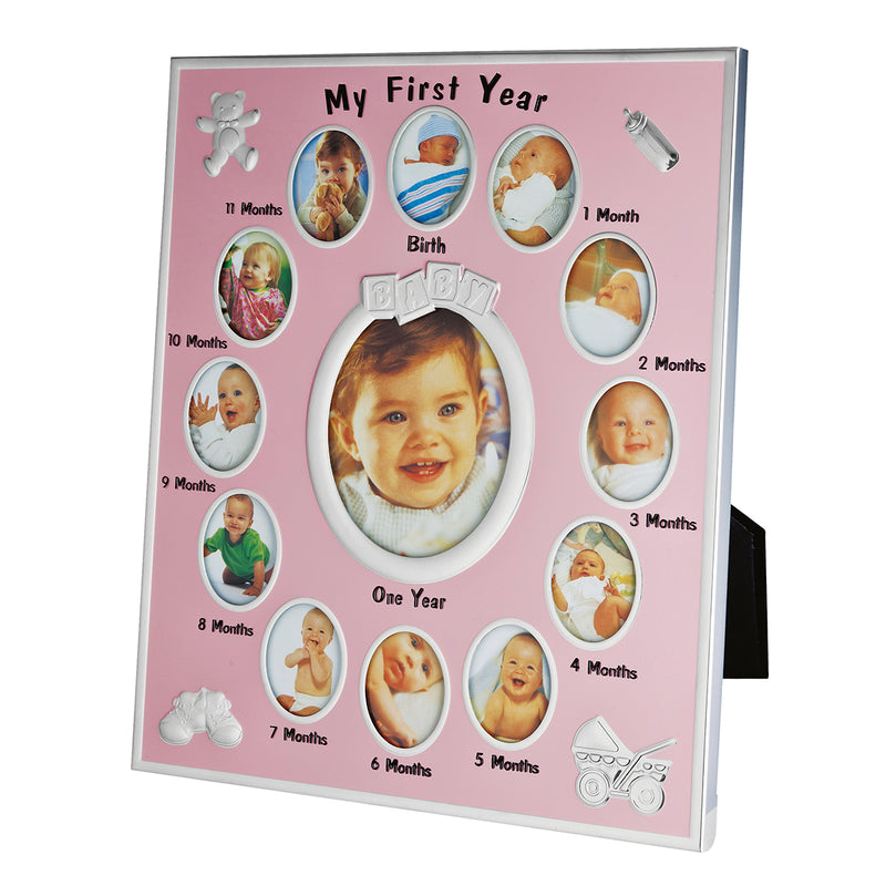 First Year Frame My First Year Frame Pink – Momentz