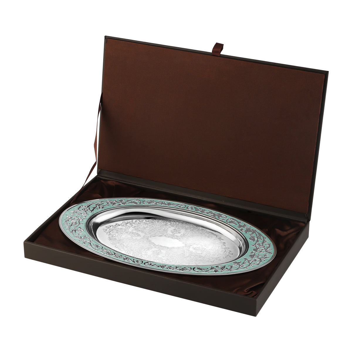 Oval Tray- Sky Blue