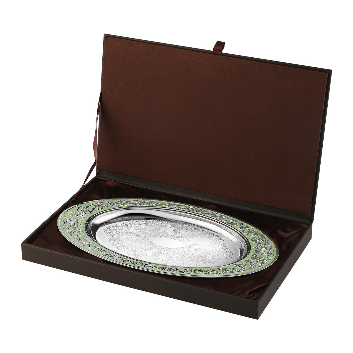 Oval Tray- Sea Green