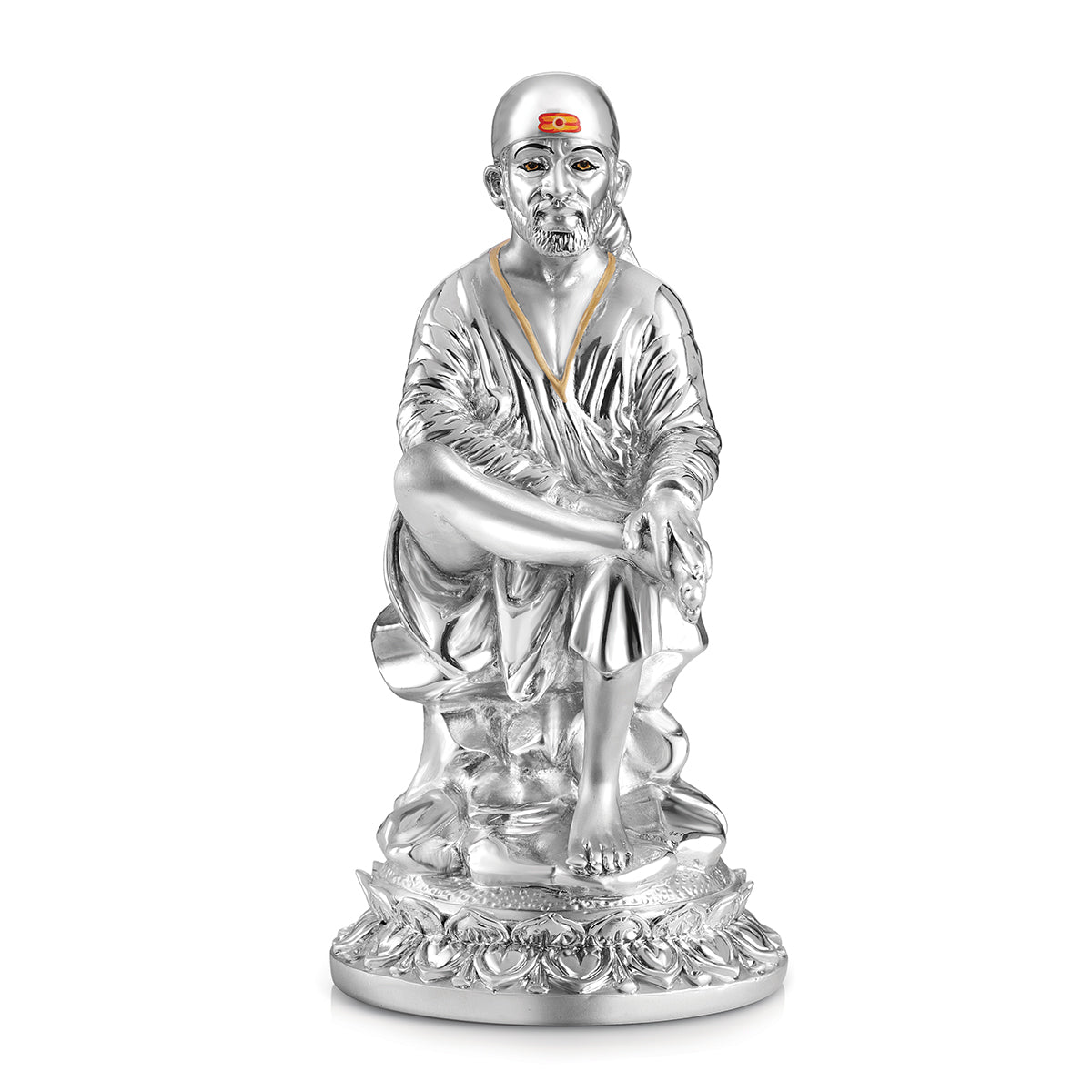 Sai Baba small)  19 cm Silver